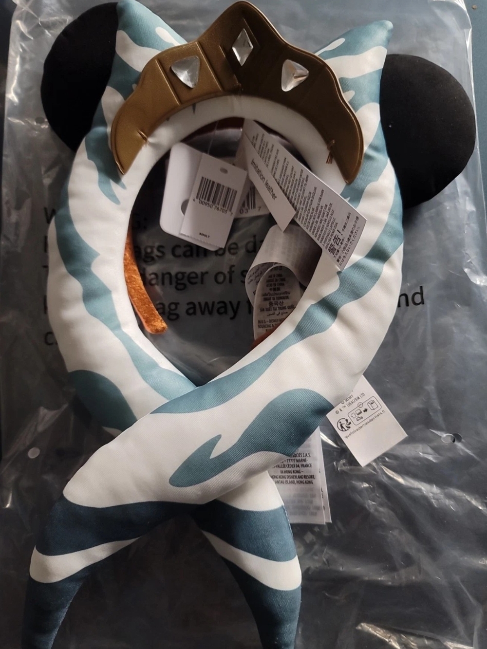 Disney Parks World Disneyland Star Wars Ahsoka Tano Headband Mickey Ears